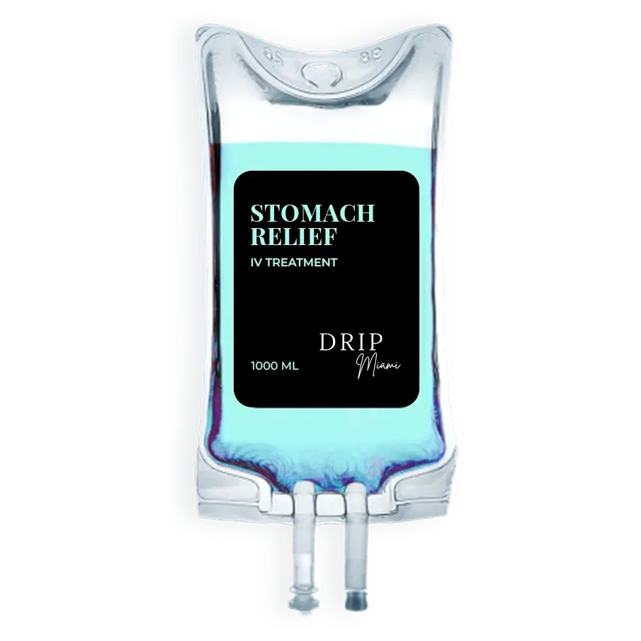 Stomach Relief IV Bag for IV Treatment at Drip Miami in Miami, FL